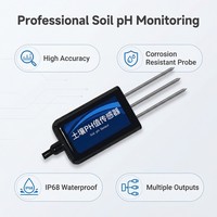 Professional soil pH monitoring features high accuracy corrosion resistant probe IP68 waterproof multiple outputs