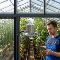 OHTS1094 PAR Sensor Applied in Agricultural Greenhouse Environment Monitoring