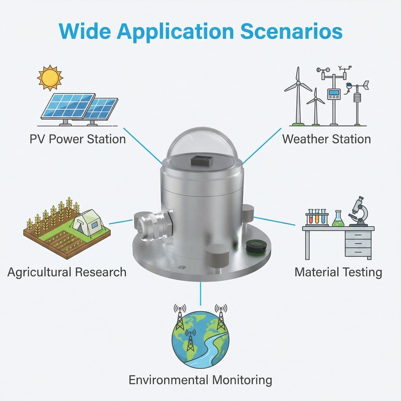 OHTS1096 wide application scenarios including PV power stations weather stations and agricultural research