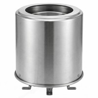 OHTS1098 Evaporation Transmitter main product view with 304 stainless steel cylindrical body and mounting brackets on white background