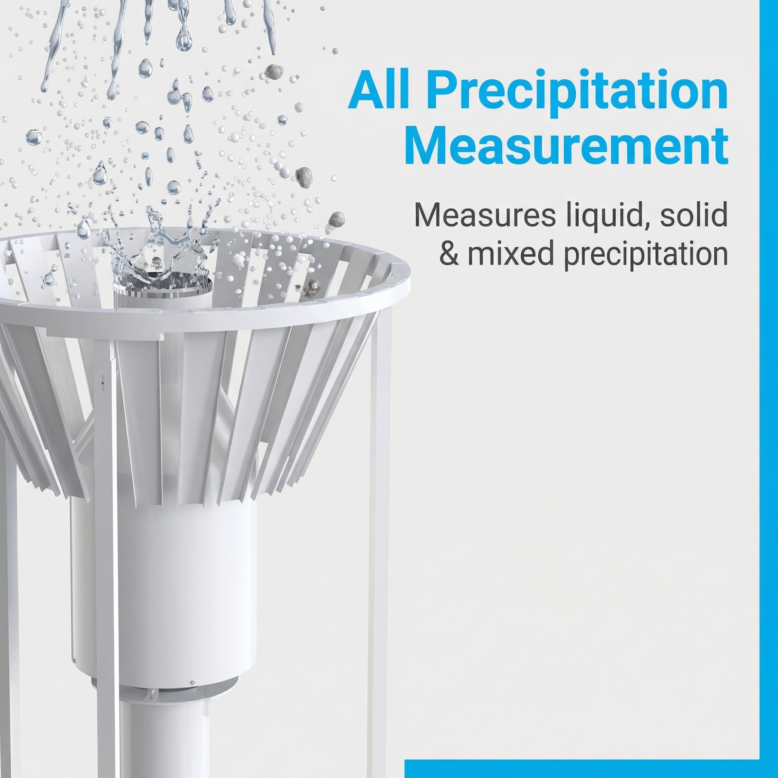 OHTS1099 Weighing Rain Gauge - All precipitation measurement capability for liquid solid and mixed-phase precipitation