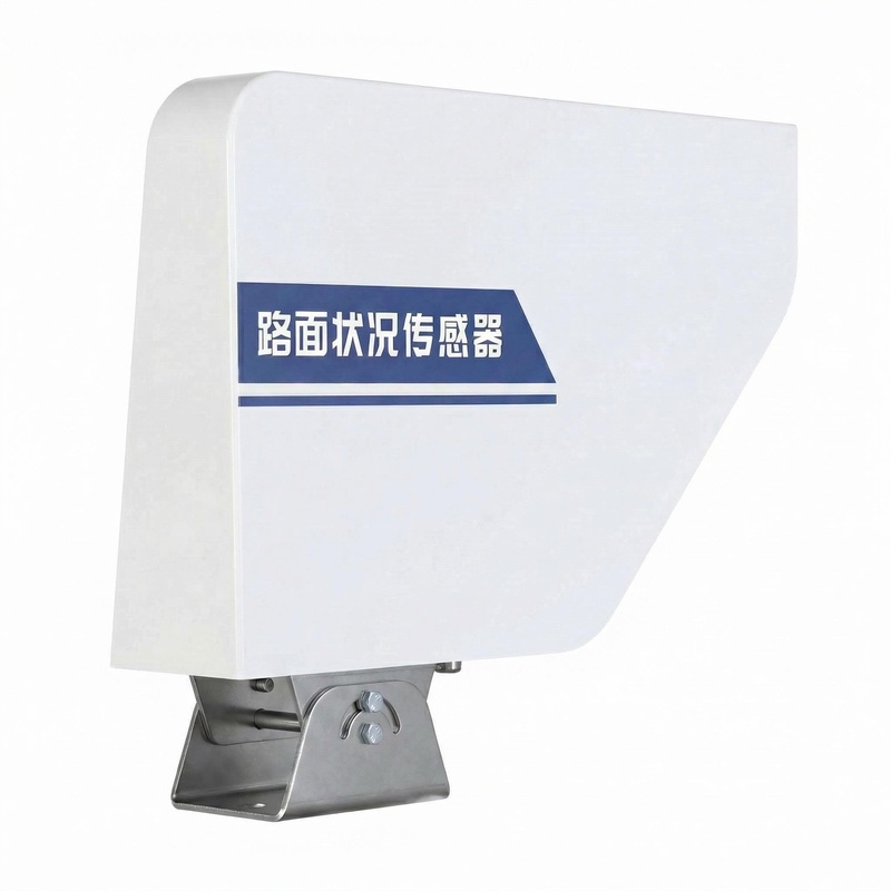 OHTS1120 Road Surface Condition Sensor main product image with white enclosure and mounting bracket