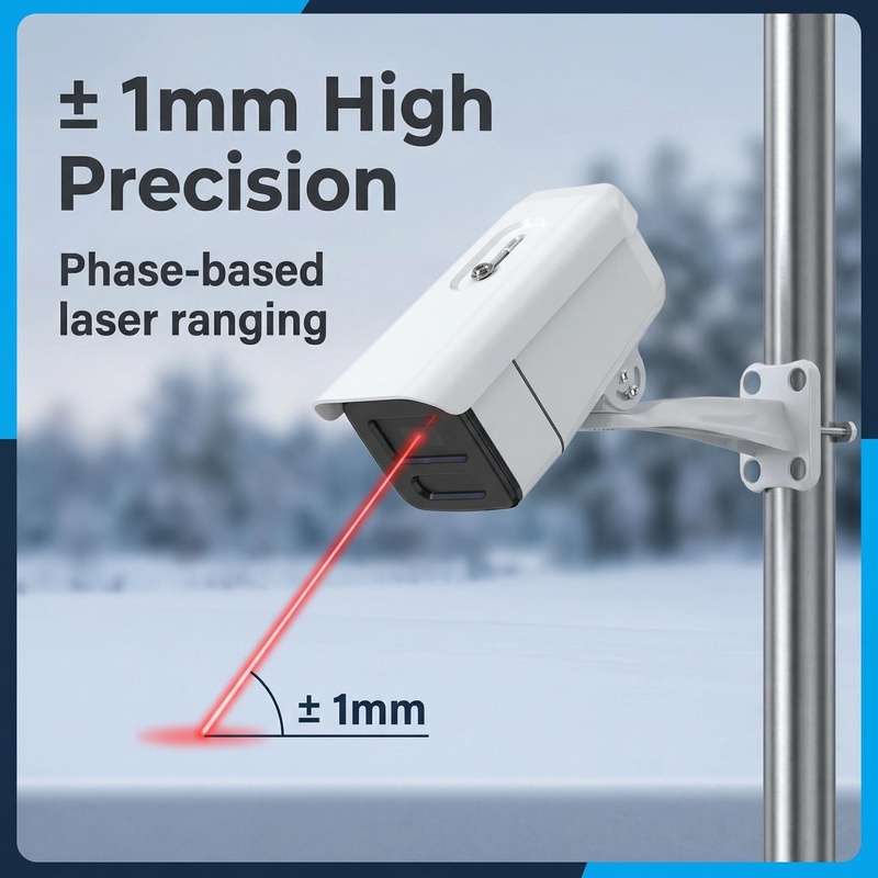 OHTS1122 Laser Snow Depth Transmitter - High Precision ±1mm Laser Measurement Technology