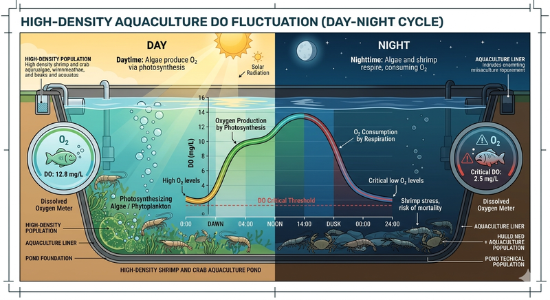 Preventing Aquaculture Disasters: Why Optical DO Sensors Are the Breakthrough for High-Density Shrimp and Crab Ponds