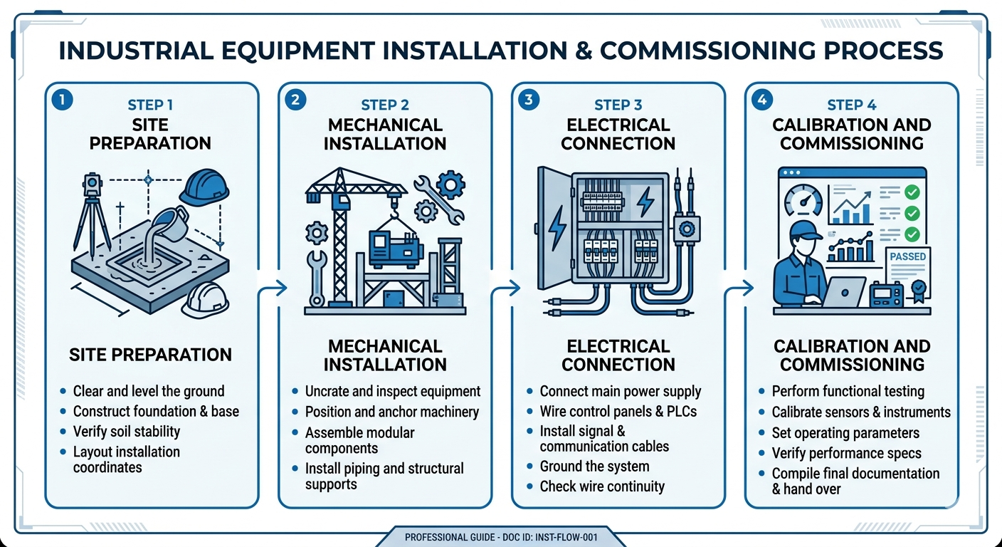 Four step reservoir evaporation monitoring deployment process