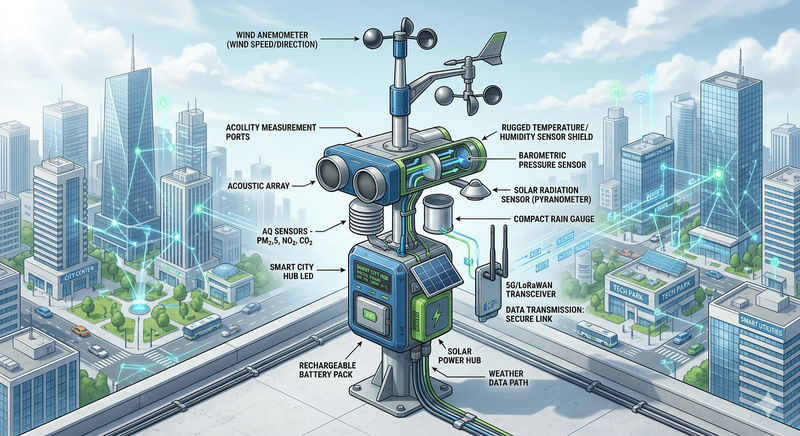 Reducing Sensor Infrastructure Costs in Smart City Environmental Monitoring